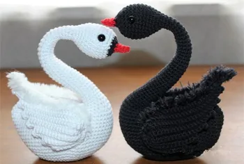 

crochet toys amigurumi rattle goose mode number w468