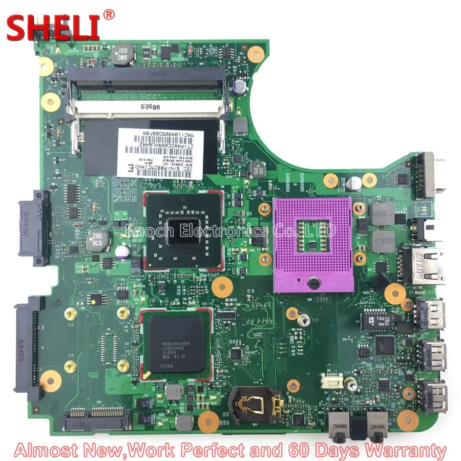 SHELI for HP CQ510 CQ610 Compaq 510 610 Series Laptop Motherboard 538409-001 965GM DDR2 Work Perfect High Quality Main Board SHELI for HP CQ510 CQ610 Compaq 510 610 Series Laptop Motherboard 538409-001 965GM DDR2 Work Perfect High Quality Main Board