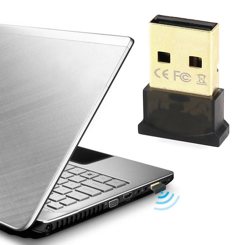 ANBES Wireless USB Bluetooth Adapter V4.0 Bluetooth Dongle Music Receiver Adaptador Bluetooth Transmitter for Computer PC Laptop