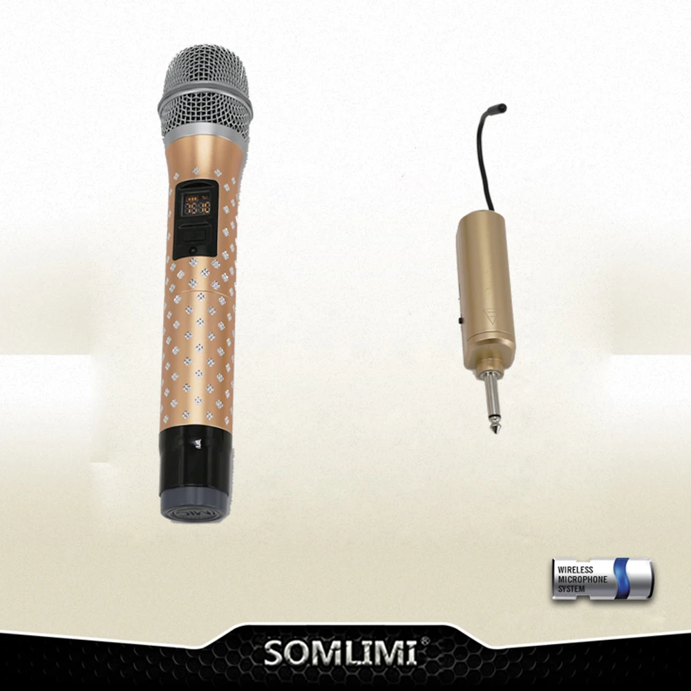 

Wireless U segment FM a microphone home stage conference computer acoustics singing outdoor handheld microphone.