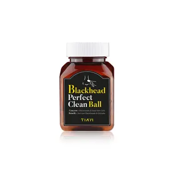 

TIAM Blackhead Perfect Clean Ball 10pcs Face Care Facial Cleanser Exfoliating Scrub Blackhead Remover Peel Off Mask