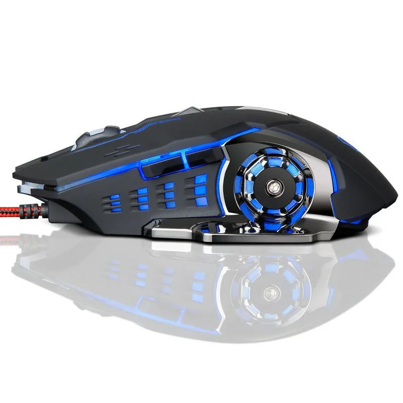 Basix USB Wired Gaming Mouse silent 3200 DPI5