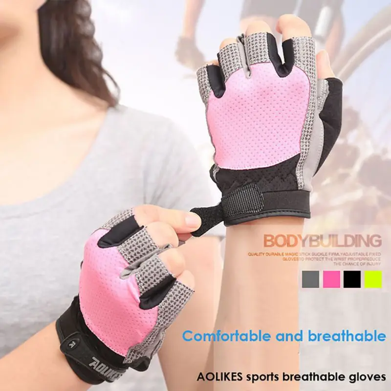 N Men And Women Custom Fitness Exercise Training Gym Gloves Gym Body Building Training Sports Fitness WeightLifting Gloves New