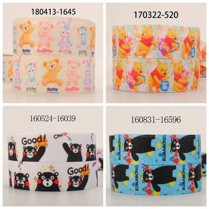 10yards -different sizes - Japanese style ribbon Grosgrain Cartoon character pattern printed | Дом и сад