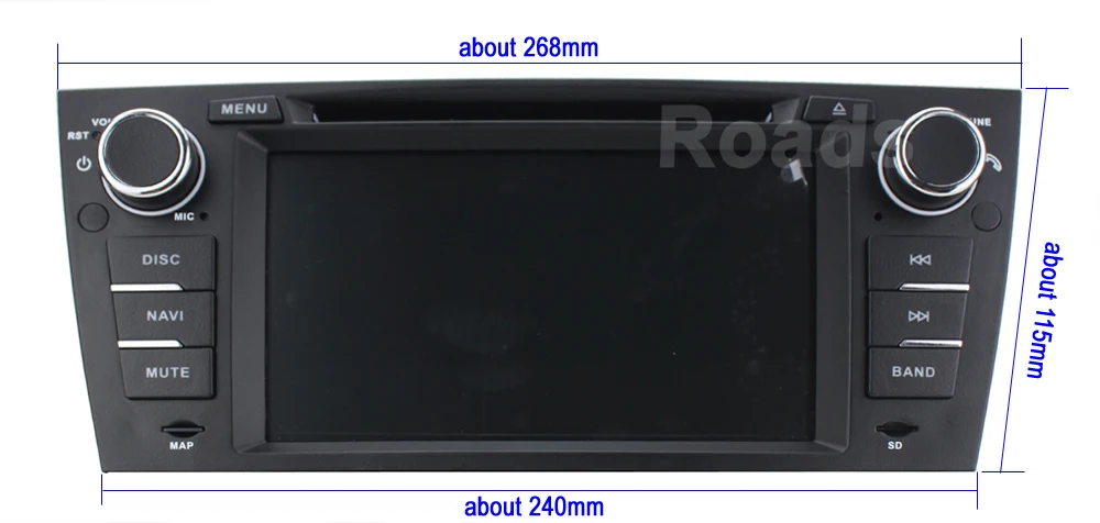 Excellent DSP 64G PX6 Android 9.0 Car DVD player Stereo Radio for BMW 3 Series E90 E91 E92 E93 Car GPS wifi Bluetooth 1