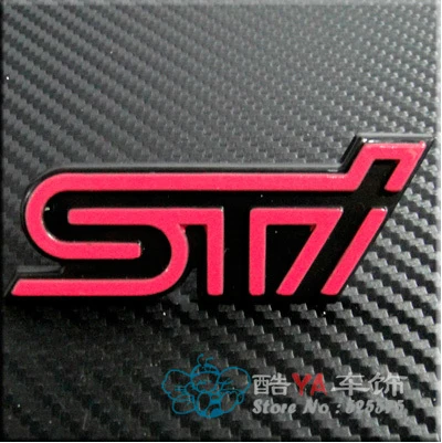 Buy 2pcs Off Free Shipping Subaru Sti Front Grill Label Tuning Stylish Label Car Labels Car Logo Car Emblems Logo Nose Logo alogo Black Aliexpress