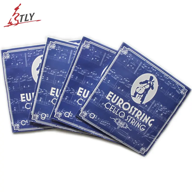 

Top Quality Euro Steel Wire Silver Wound Cello Strings Professional Cello StringS Full Set C G D A