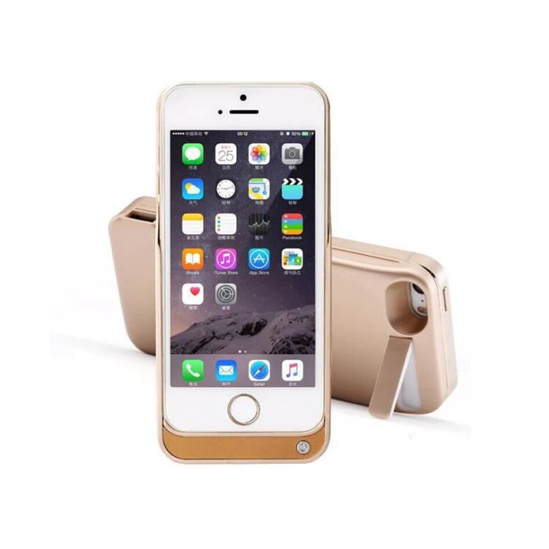 

GOLDFOX For iPhone 5 5s SE 4200mAh External Battery Charger Case Rechargeable Cover Phone Backup Emergency Battery Charger Case