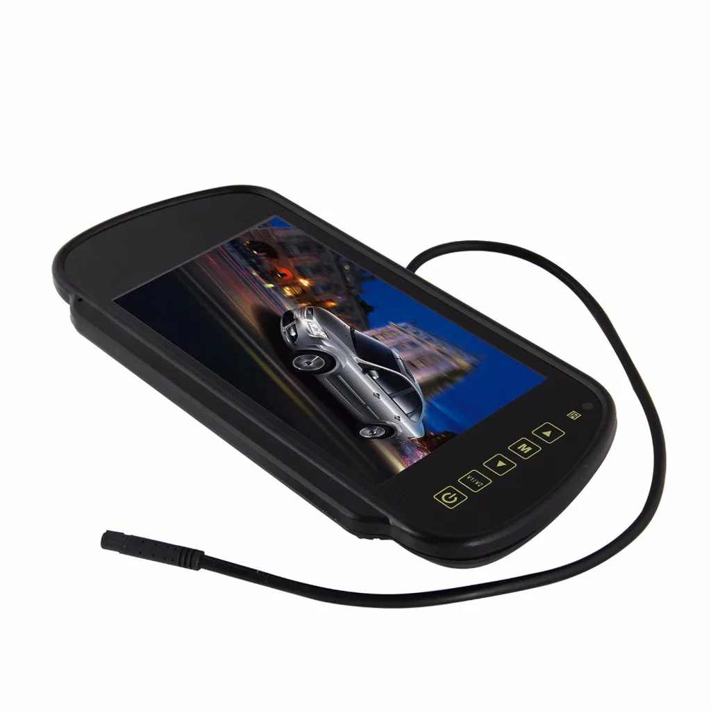 7in lcd зеркальный монитор+ беспроводной задний вид автомобиля резервная камера ночного видения для автомобилей ночного видения g-сенсор Dash Cam
