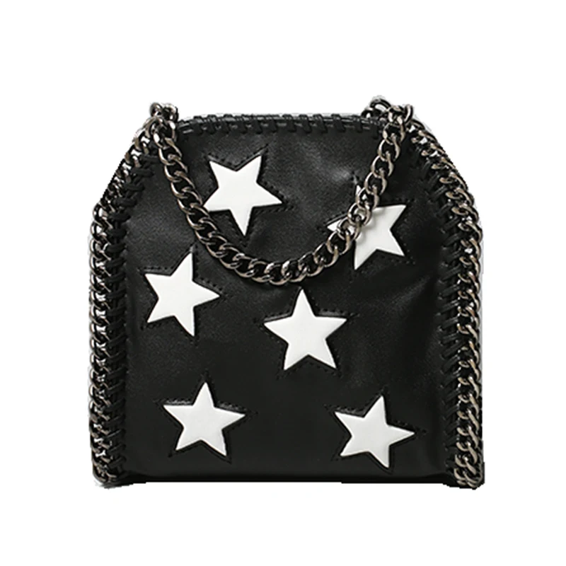 

Luxury Handbags Women Bags Designer European And American Women's Chain Bag With Five-pointed Star Female Shoulder Diagonal