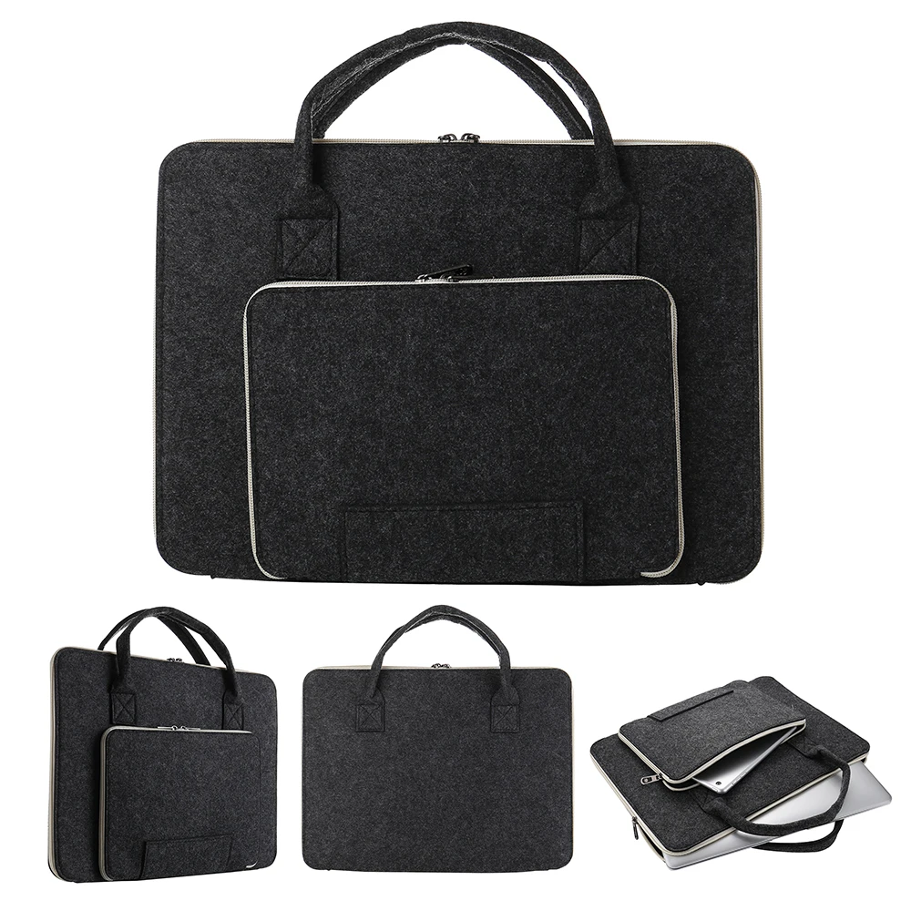 Wholesale Soft Laptop Bag Sleeve 11 12 13 14 15 Inch Laptop Case for Macbook Air 13 Pro Retina