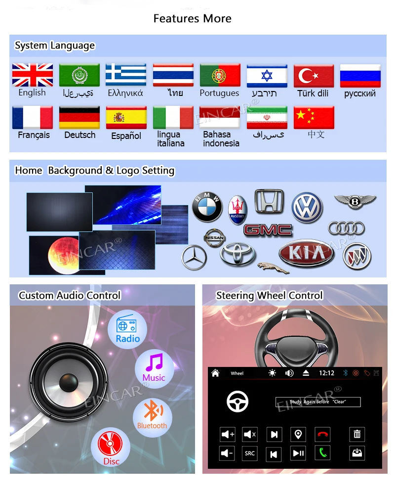 Excellent Car Stereo 2 Din Touch Screen GPS Navigator Autoradio Support DVD/CD Video Bluetooth FM/AM Radio SD/USB Subwoofer+Rear Camera 5 Excellent Car Stereo 2 Din Touch Screen GPS Navigator Autoradio Support DVD/CD Video Bluetooth FM/AM Radio SD/USB Subwoofer+Rear Camera 5