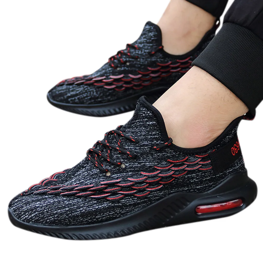 

New Men's Flying Weaving mesh Running Shoes Tourist Shoes Leisure Sports breathable balenciaca Shoes spor ayakkabi erkek