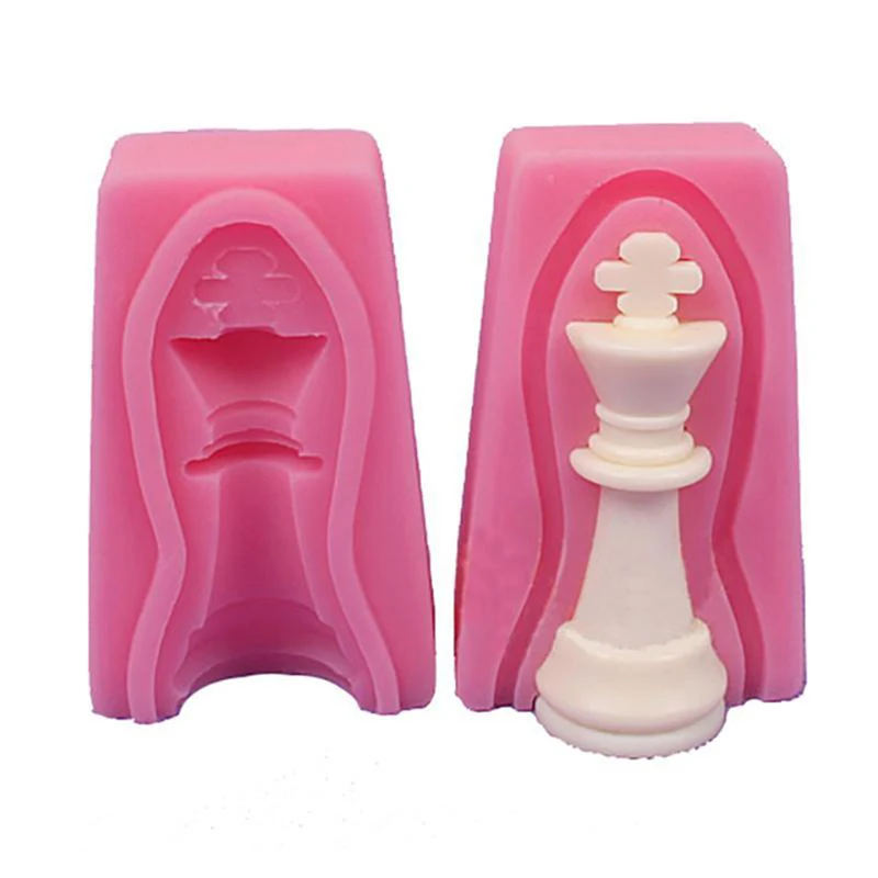 

2PCS/Pack 3D Chess Shaped Chocolate Mold DIY Chocolate Jelly Candy Pastry Soap Mould Cake Decorating Kitchen Baking Tools