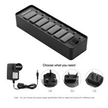 OImaster 7 портов USB3.0 концентратор 5 Гбит/с высокоскоростной концентратор Быстрая зарядка USB3.0 сплиттер для Windows/XP/Linux/Mac/Mix с адаптером питания