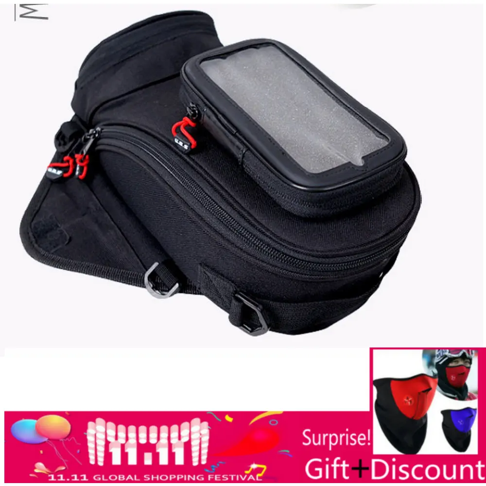 

Motorcycle Side Bag Real 2016 New Uglybros Ubb-219 Motorcycle Oil Bags / Mobile Navigation Pack Magnetic Send Waterproof Cover