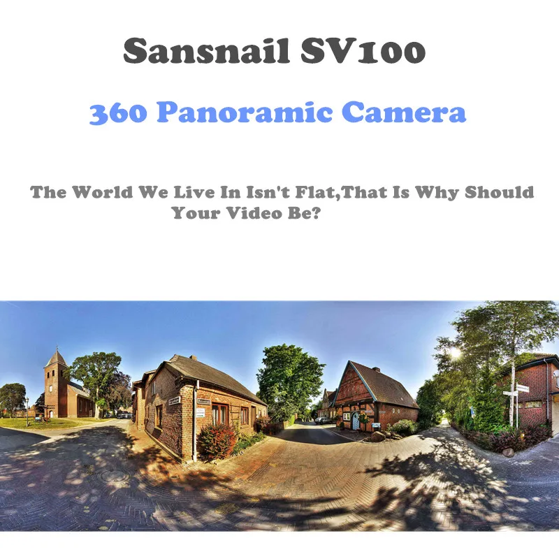 Sansnail 360 камера HD ультра мини панорамная камера wifi 3D Спортивная камера для вождения VR Экшн-камера видеокамера Водонепроницаемая 30 м