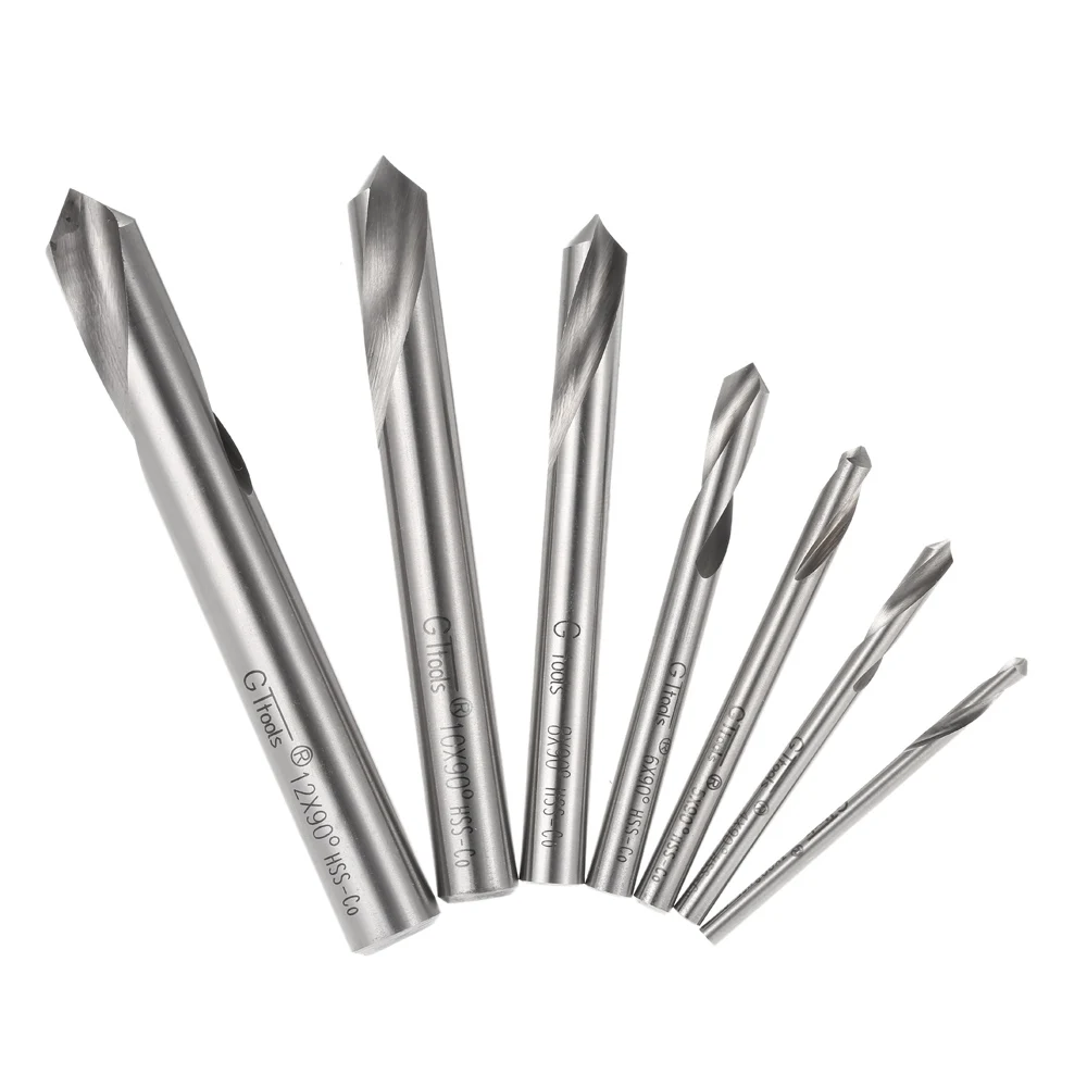 7pcs Drill M42 HSS High Speed Steel Cobalt Spotting Drill Bits Set