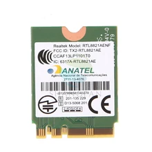 Две полосы 2,4+ 5 ГГц 433 м Bluetooth V4.0 NGFF M.2 Wifi WLAN 802.11ac Беспроводная комбинированная карта для Realtek RTL8821AE