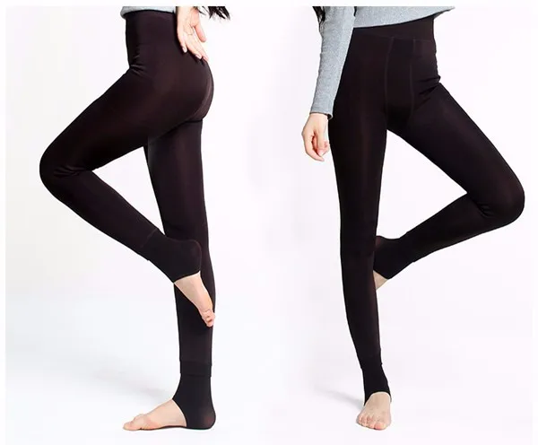 ATHVOTAR S-XL 8 Colors Winter Leggings Women's Warm Leggings High Waist Thick Velvet Legging Solid All-match Leggings Women