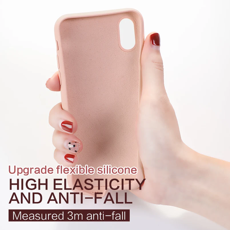 ASINA Case For iPhone 7 8 6 6s Case Original Liquid Silicone Case Plain Color Coque Capa For iPhone 7 8 6 6s Plus X Xs Max XR ASINA Case For iPhone 7 8 6 6s Case Original Liquid Silicone Case Plain Color Coque Capa For iPhone 7 8 6 6s Plus X Xs Max XR