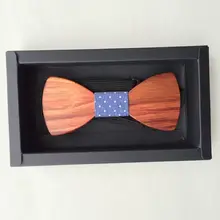 Горячая креативный модный стиль Мужской деревянный галстук для смокинга Коктейльные Вечерние магнитные