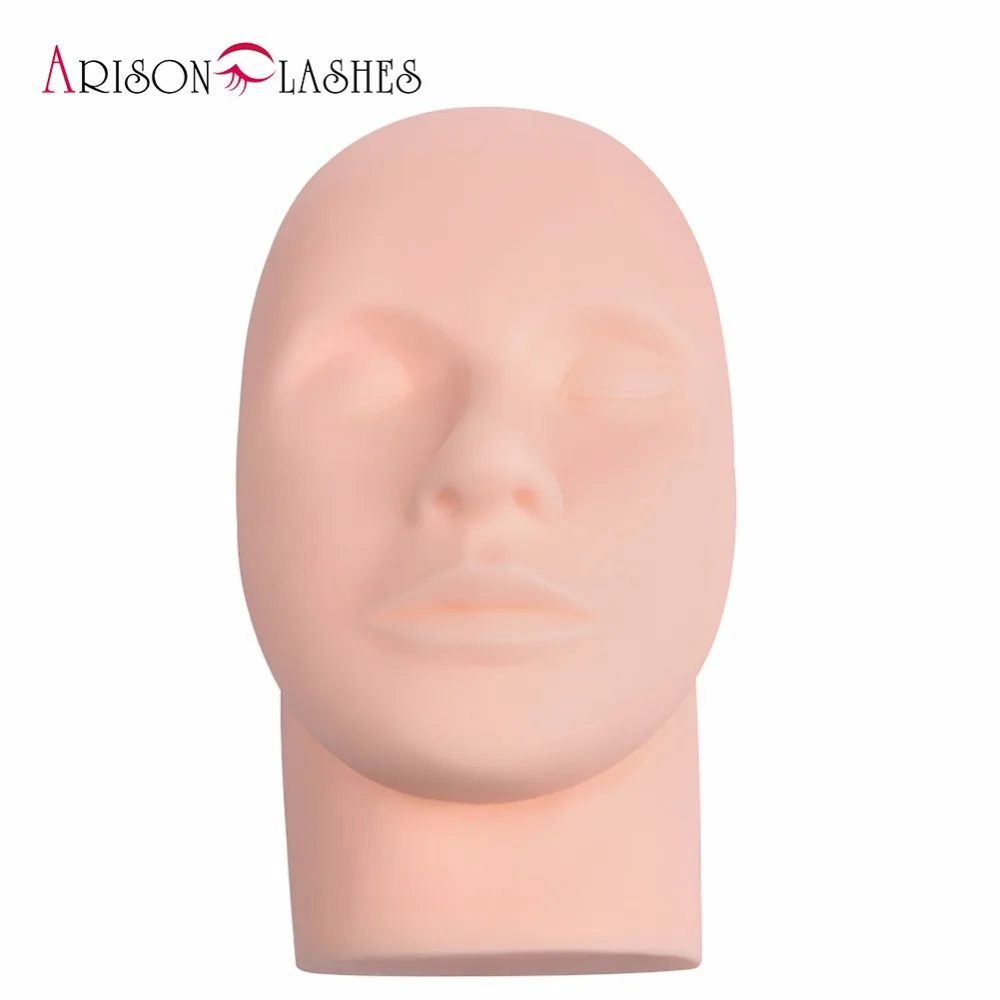 

Free shipping Professional Mannequin Training Head for eyelash extention and makeup practice