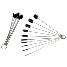 10 шт. мульти-функциональные инструменты кисть-спрей щетка для очистки напитков соломинки клавиатуры инструменты для чистки щетка набор подходит для разных размеров