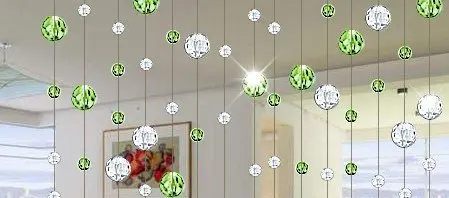 free shipping!10meters/lot,AAA+,glass Crystal wheel bead Curtain!Divider/glass Beaded Strands,bqf-xl-csmy-01