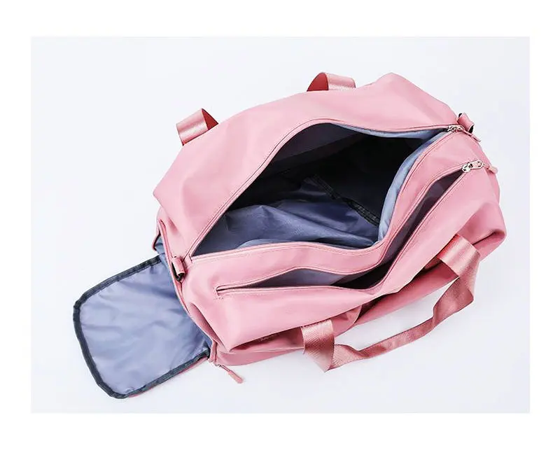 Спортивные сумки для йоги для женщин, спортивные дорожные сумки с сухим карманом, розовые тренировочные сумки для девушек, Легкие нейлоновые плавательные сумки для бассейна