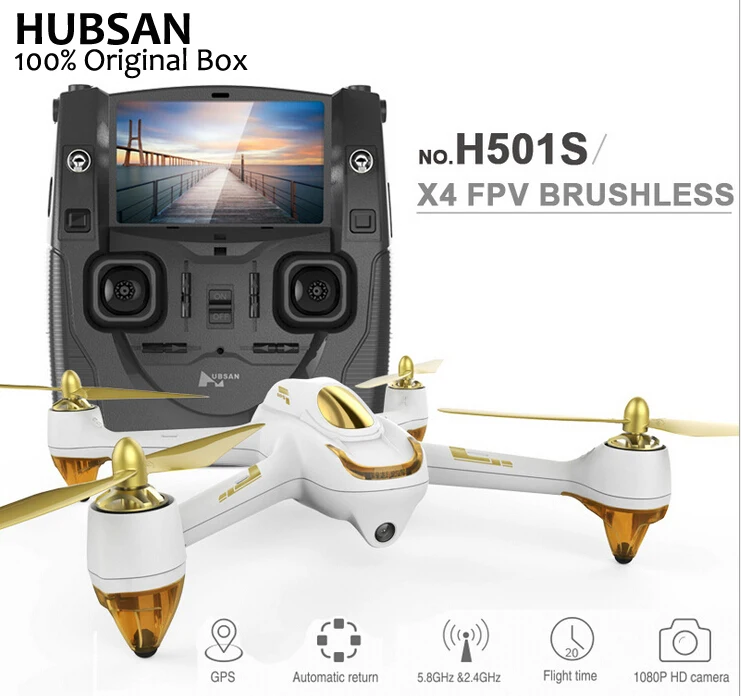 Hubsan H501S X4 Pro 5 8G FPV Brushless With 1080P HD Camera GPS RC Quadcopter RTF