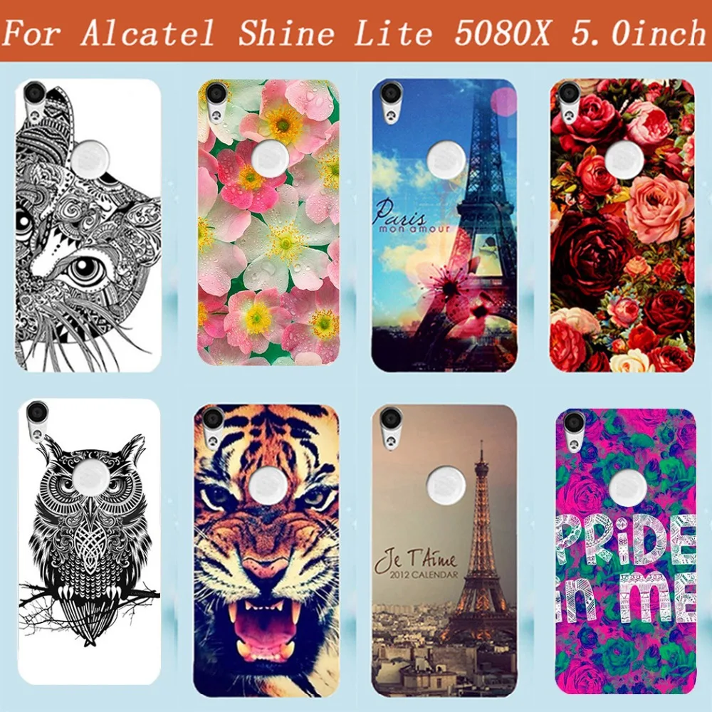 Идеальный дизайн с эйфелевой башней популярный чехол для Alcatel Shine Lite 5080x5 0 дюймов