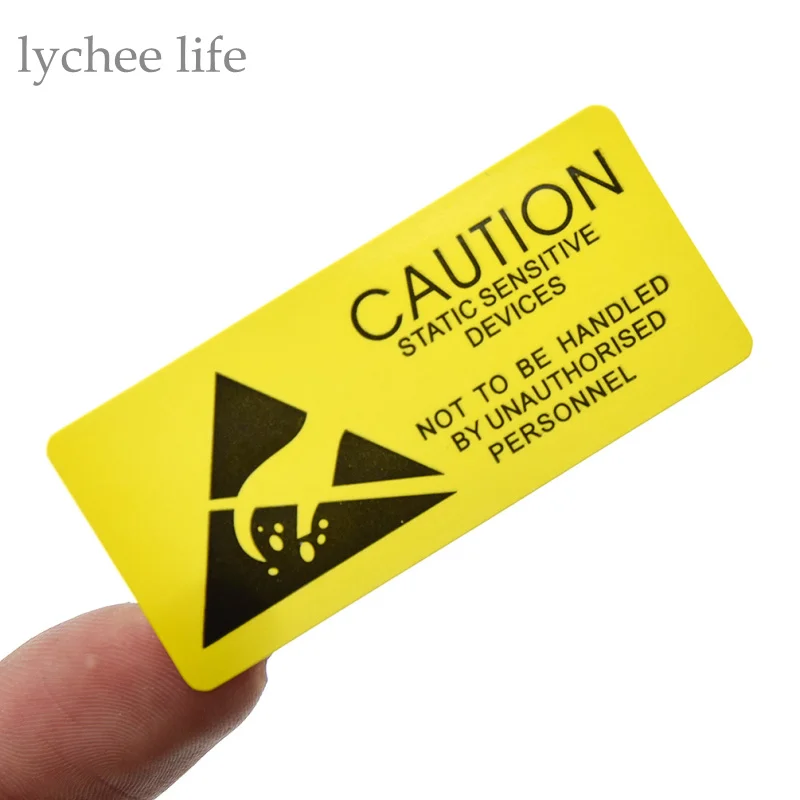 100 шт. клейкая наклейка Lychee Life Предупреждение ющие этикетки с напоминанием для