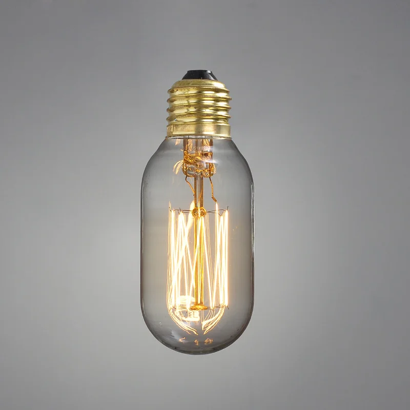 Американский винтажный подвесной светильник с одной головкой, медный держатель лампы, светильник Эдисона, промышленные лампы E27, 90-260 В, 100 см, плетеный провод - Цвет корпуса: ST45