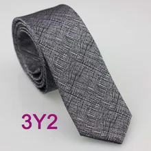 Yibei Coachella Галстуки мужские ТОЩАЯ рулевой Дизайн мода серебристо-серый в полоску из микрофибры Галстуки качество Средства ухода за кожей Шеи Галстук Узкий Тонкий галстук