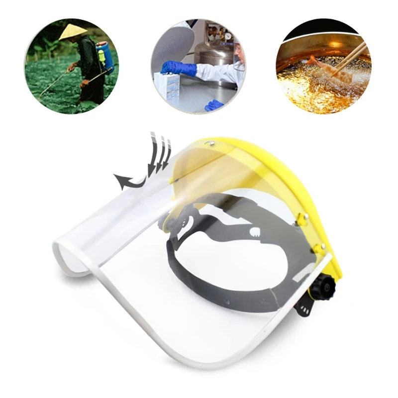

Clear Full Face Shield Safety Helmet Visor Mask For Automotive Construction