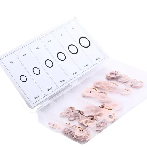 

Hot Copper Washer Assortment 110 Pieces Together