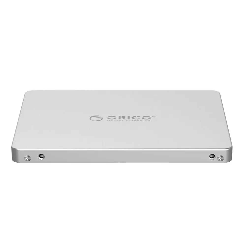 ORICO M.2 NGFF в Sata 2,5 дюйма HDD чехол Sata 3,0 адаптер высокая скорость 6 Гбит/с коробка жесткий диск Корпус для samsung Seagate SSD - Цвет: Серебристый