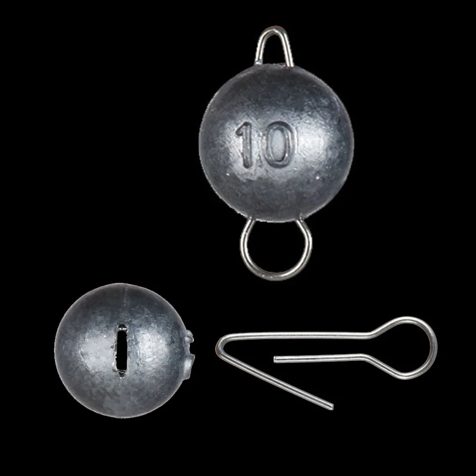 WALK FISH 5PCS/Lot Lead Weight with Swivle Cheburashka Sinker Jig Head