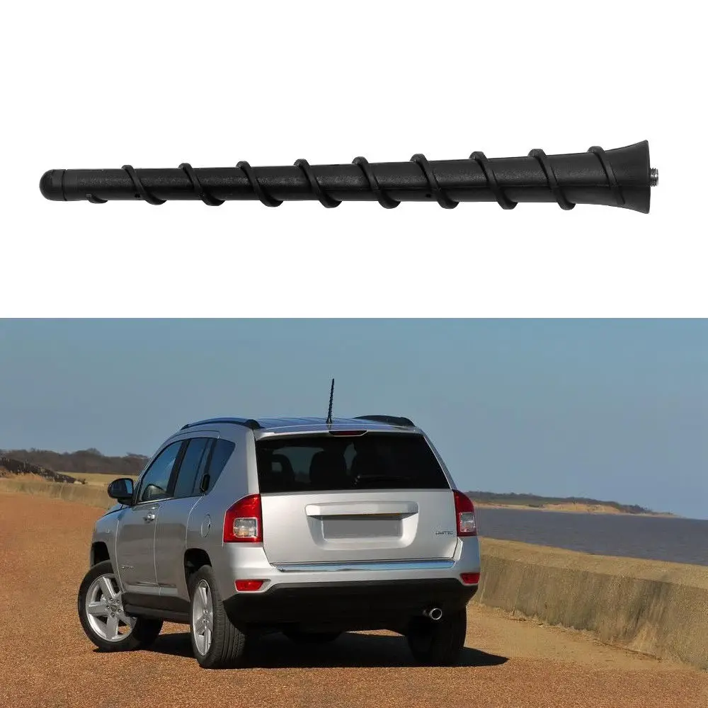 

7 inch Copper Spiral belt Rubber AM/FM Radio Short Antenna Mast Replacement For Jeep /Dodge/FIAT 500 CCC M5 fixed Screws