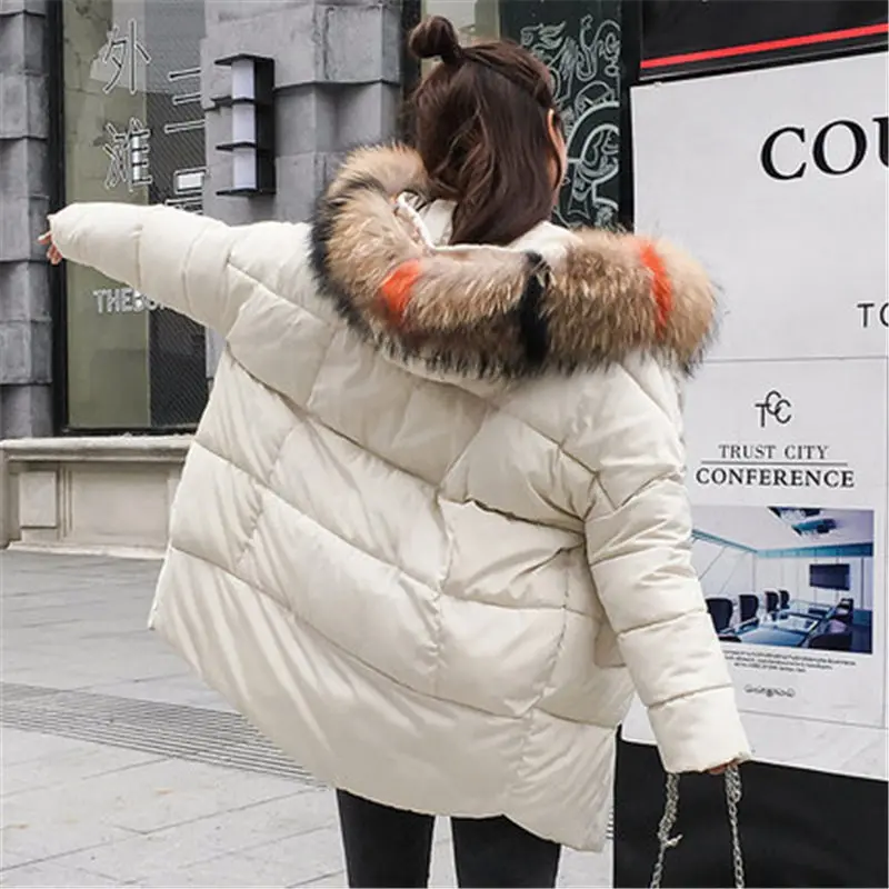 Femelle Veste Taille Col Vestes caramel Épais A1660 Plus Femmes D'hiver Filles Fourrure Long La De Mode Bas A1660 Grand Vers Chaud Le A1660 Parkas 2018 black Nouvelle Beige yellow A1660 Lâche Hiver Manteau UxqStBx7w