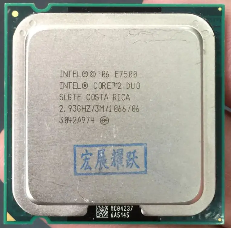 إنتل كور 2 ديو المعالج E7500 LGA775 سطح المكتب وحدة المعالجة المركزية إنتل وحدة المعالجة المركزية إنتل كور 2 ديو المعالج E7500 LGA775 سطح المكتب وحدة المعالجة المركزية إنتل وحدة المعالجة المركزية