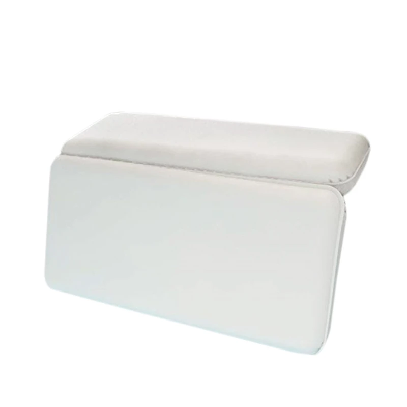 Подушка для ванны спа домашняя подушка для ванной подушка для ванны мягкая подголовник на присосках Ванна Водонепроницаемая Губка аксессуары для подушек - Цвет: Белый