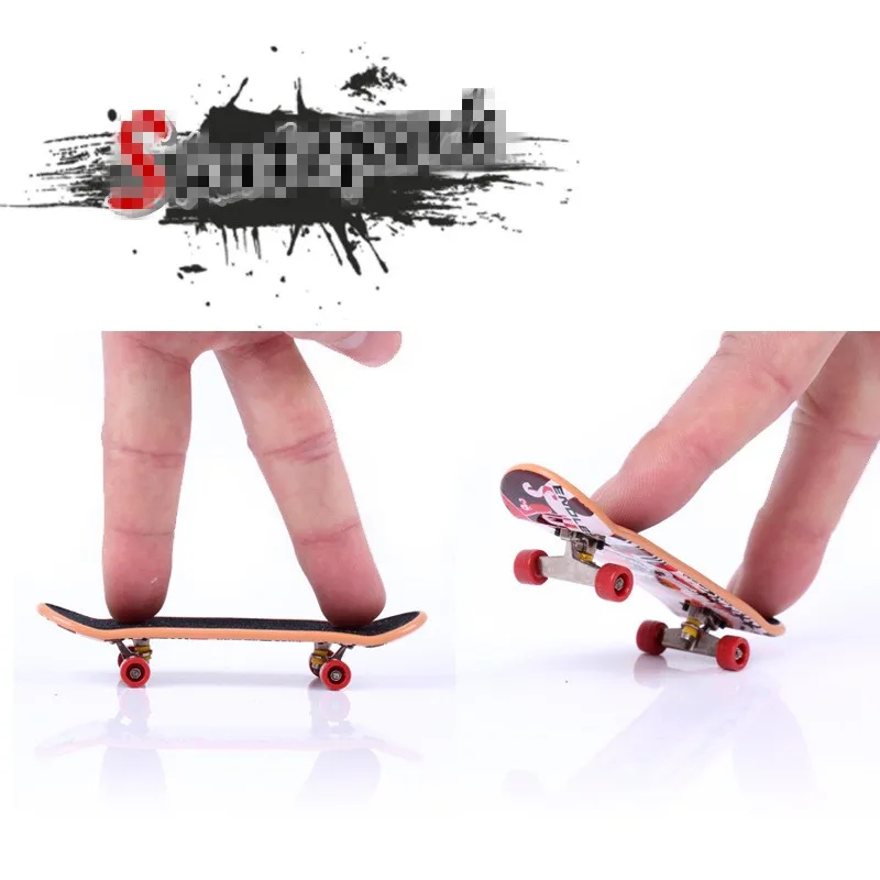 Сплав Стенд FingerSkateboards мини пальцев скейтборды с розничной коробке скейт грузовики палец скейтборд для малыша игрушки Детский подарок