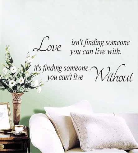 

modern new design character love wall sticker home decor removable wall paper living room decoration VA8113-NA