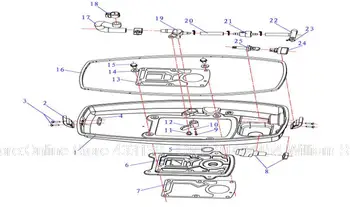 

Free shipping motor bottom cover for hidea HD3.5FHS
