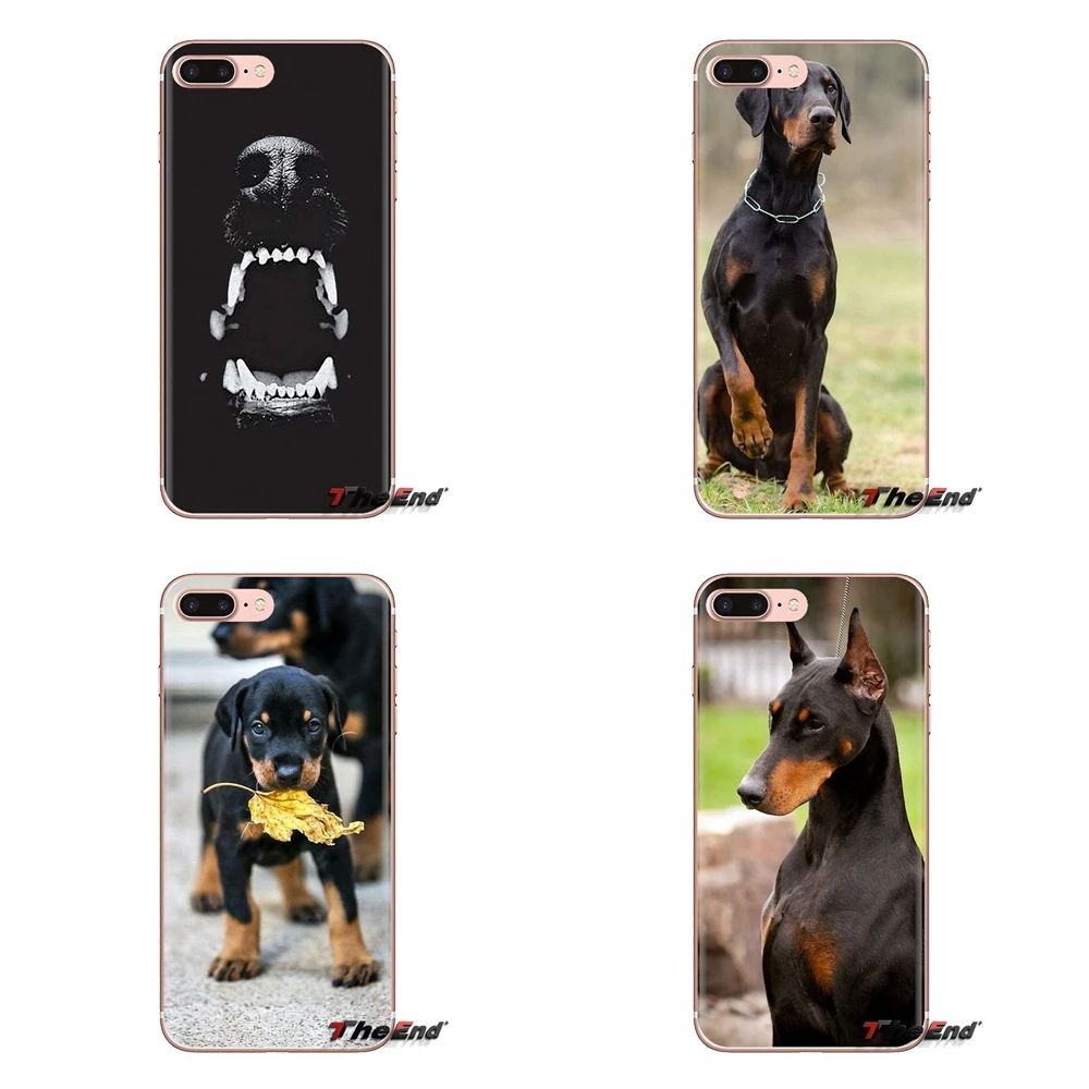 For Huawei Mate Honor 4C 5C 5X 6X 7 7A 7C 8 9 10 8C 8X 20 Lite Pro Mobile Phone Case Cover Pinscher Doberman Dog Tongue Face Art |