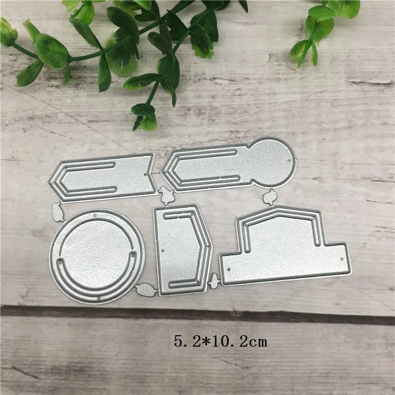 

New Label Carbon Steel Cutting Dies Stencil Craft Creative Scrapbook Stamps Dies Embossing Paper 5.2*10.2cm 1pcs