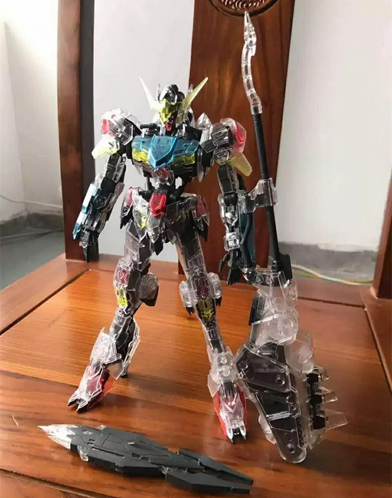 MJH m.j.h. Модель 1/100 MG HIRM ASW-G-08 Barbatos шестая форма Гундам прозрачная версия железокровных сирот DM021