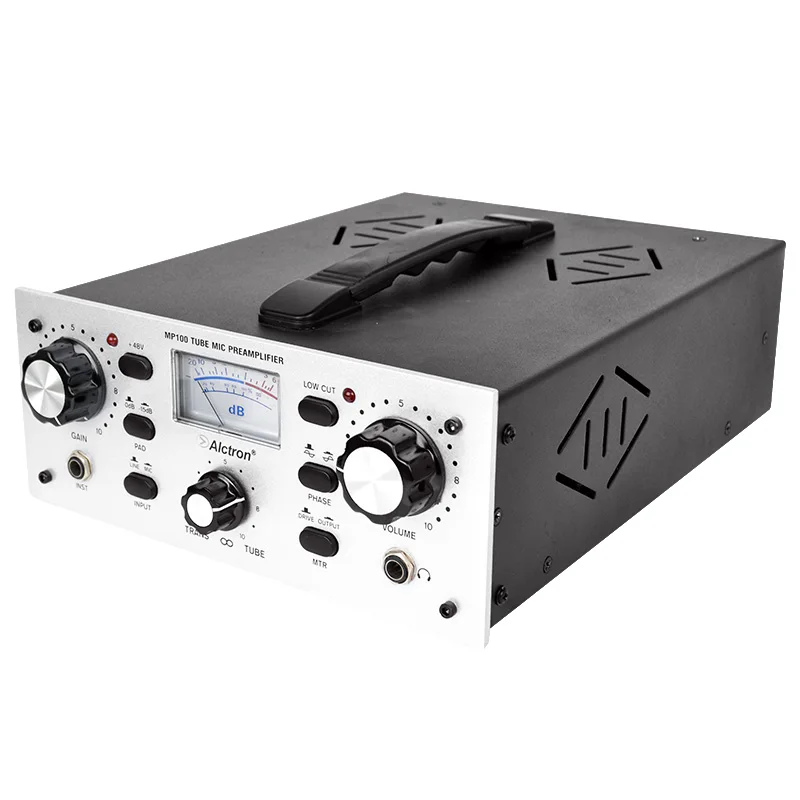 Alctron MP100 одноканальный высококачественный электронный ламповый микрофонный предусилитель микрофонный усилитель